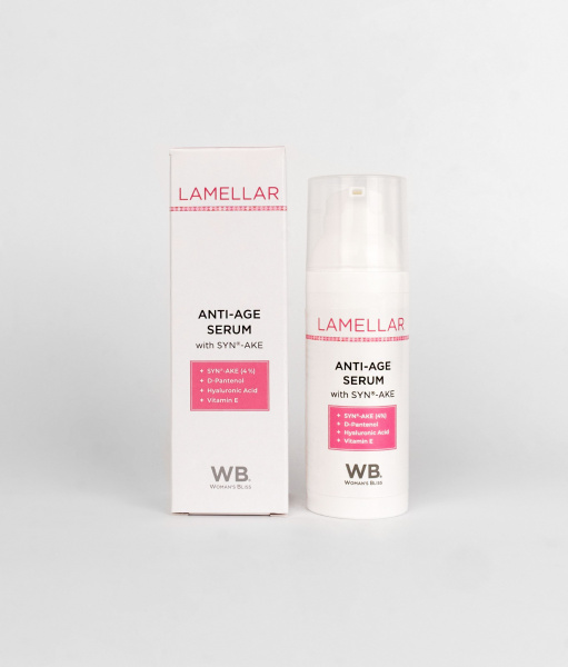 Сыворотка против старения лица с трипептидом Syn-Ake Woman's Bliss Anti-Age Serum with Syn-Ake, 50 мл Сыворотка против старения лица с трипептидом Syn-Ake Woman's Bliss Anti-Age Serum with Syn-Ake, 50 мл