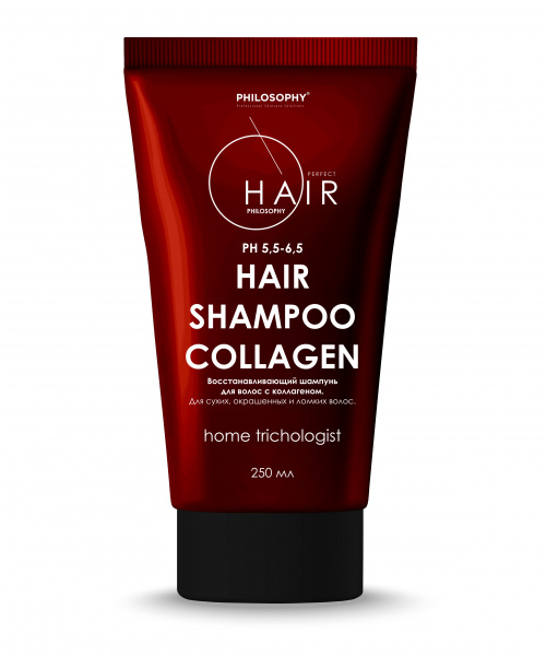 Восстанавливающий шампунь для волос с коллагеном Philosophy Perfect Hair Shampoo Collagen, 250 мл