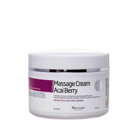 Массажный крем для лица с экстрактом ягод асаи Skindom Massage Cream Acaiberry, 250 мл
