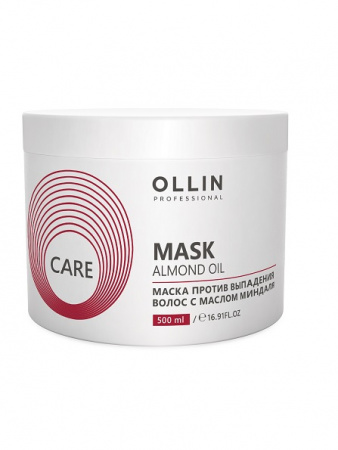 Маска против выпадения волос с маслом миндаля OLLIN Professional, 500мл