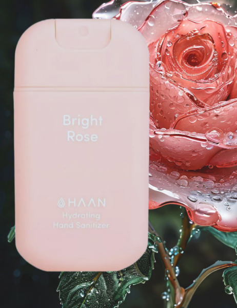 HAAN Очищающий и увлажняющий спрей для рук "Ароматная Роза" / Hand Sanitizer Bright Rose, 30 мл