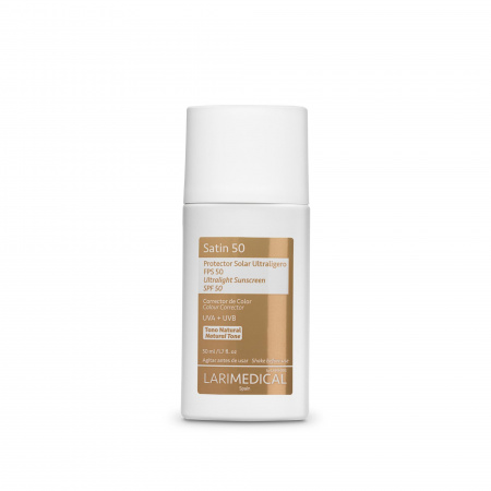 Солнцезащитный крем с тонирующим эффектом 50 SPF LARIMIDE Spain Satin NATURAL 50 SPF 50 ml