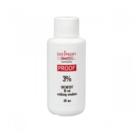 Оксигент 3%, SOFIPROFI 10 vol oxidizing emulsion, 60 мл 