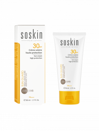 Солнцезащитный крем SPF 30 Soskin-Paris SPF 30 Sun Cream High Protection, 50 мл