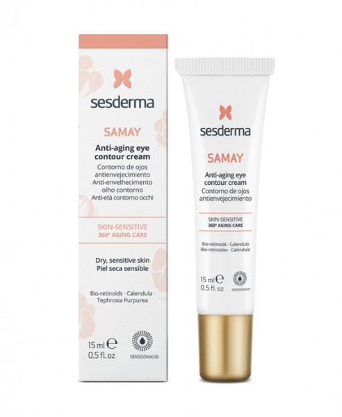 Крем-контур антивозрастной  для зоны вокруг глаз Samay Anti-Aging Eye Contour Cream, 15 мл Крем-контур антивозрастной  для зоны вокруг глаз Samay Anti-Aging Eye Contour Cream, 15 мл