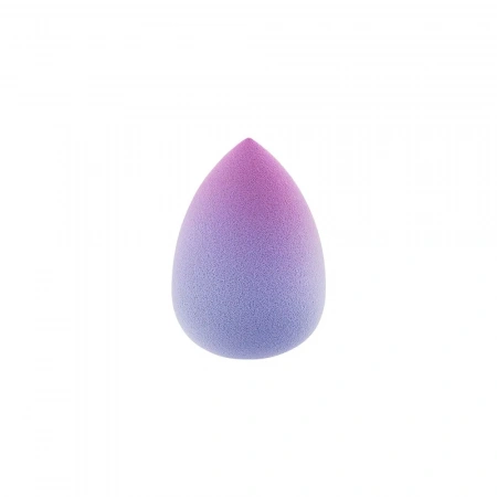 Большой двусторонний косметический спонж Капля Фиолетовый Градиент Solomeya Large Drop Double-ended blending sponge Purple