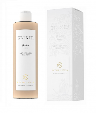 Шампунь против выпадения волос Peter Henna Elixir Gold Mari Anti-Hair Loss Shampoo в подарочной упаковке