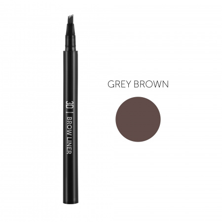 Маркер для бровей серо-коричневый Lucas Cosmetics 3D Brow Liner CC Brow Gray Brown, 7 гр