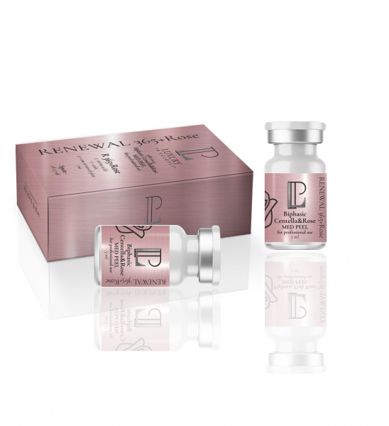 Двухфазный пилинг для куперозной кожи с розой и центеллой азиатской Philosophy Renewal 365 Centella and Rose, 14 мл