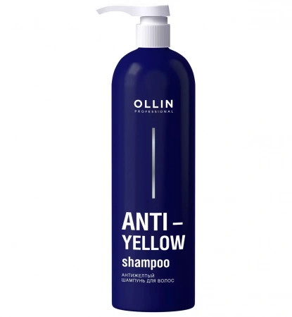 Антижелтый шампунь для волос OLLIN Professional ANTI-YELLOW, 500 мл