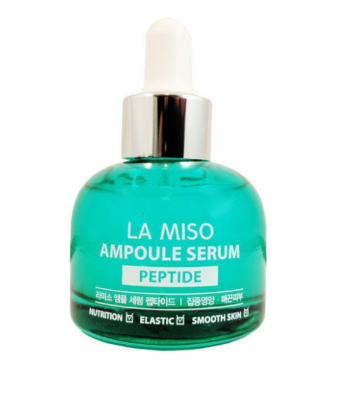 Сыворотка для лица ампульная с пептидами La Miso Ampoule Serum Peptide, 35 мл Сыворотка для лица ампульная с пептидами La Miso Ampoule Serum Peptide, 35 мл