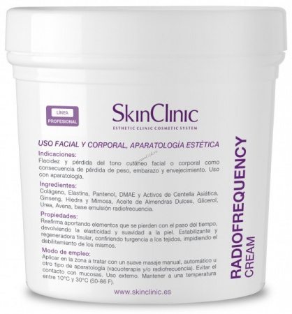 Крем для радиочастотной терапии универсальный , SkinClinic,  RADIOFREQUENCY CREAM, 1000 мл.