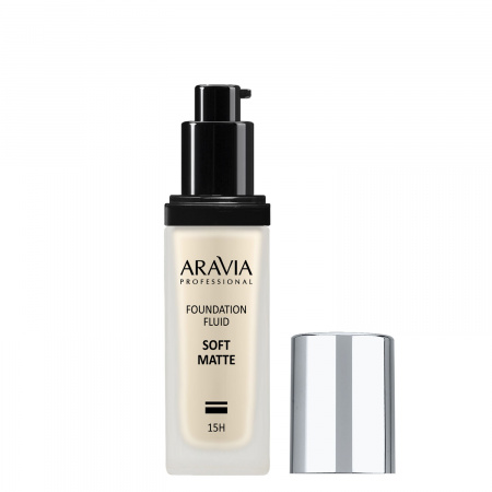 Тональный крем для лица матирующий (светло-бежевый) Aravia Soft Matte 01 foundation matte, 30 мл.