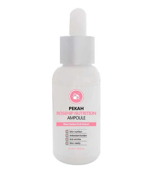 Питательная сыворотка для лица с экстрактом шиповника Pekah Rosehip Nutrition Ampoule Питательная сыворотка для лица с экстрактом шиповника Pekah Rosehip Nutrition Ampoule