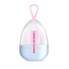 Косметический спонж для макияжа, меняющий цвет “Blue-pink” Solomeya Color Changing blending sponge Blue-pink в упаковке-яйцо LE