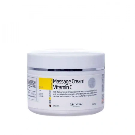 Массажный крем для лица с витамином С Skindom Massage Cream Vitamin C, 250 мл