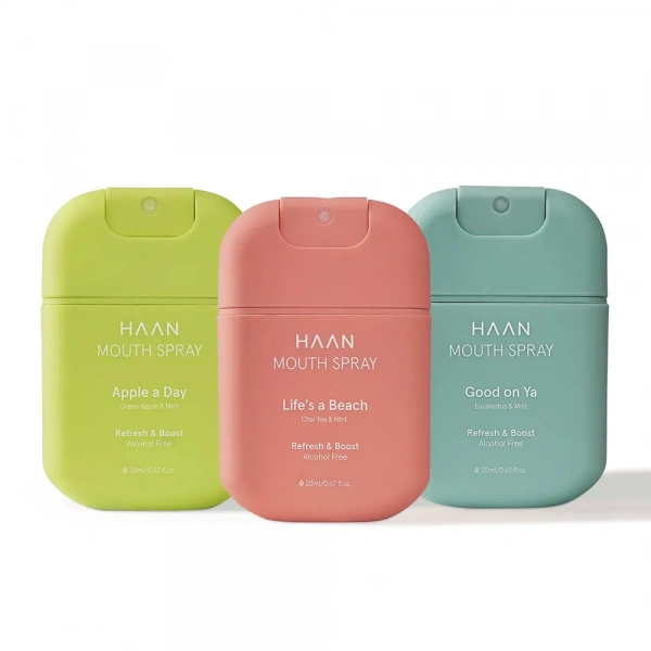 HAAN Спрей для полости рта с пребиотиками без спирта Душистый чай и мята /MOUTH SPRAY LIFE'S A BEACH, 20 мл