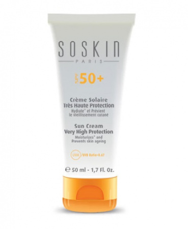 Крем солнцезащитный SPF 50+ Soskin-Paris Sun Cream SPF 50+