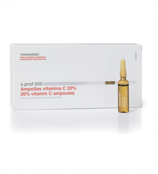 Препарат для мезотерапии Витамин С Mesoestetic X.Prof 020 20% Vitamin C Ampoules, 5 мл Препарат для мезотерапии Витамин С Mesoestetic X.Prof 020 20% Vitamin C Ampoules, 5 мл