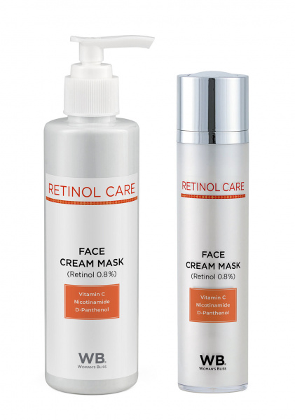 Маска для лица с ретинолом Woman's Bliss Retinol Care, 200 мл Маска для лица с ретинолом Woman's Bliss Retinol Care, 200 мл