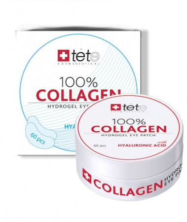 Коллагеновые патчи для глаз TETe Cosmeceutical 100% Collagen Hydrogel Eye Patch
