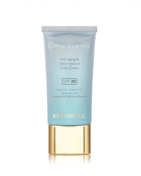 Тональный крем «Молодость и сияние кожи» Keenwell Extraordinary Eclat Anti-Aging  and  Ultra-Radiance Color Cream SPF20, 40 мл