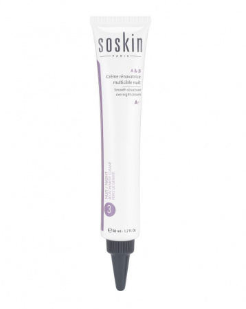 Ночной крем с A и B гидроксильными кислотами Soskin-Paris Smooth Structure Overnight Cream A And B