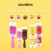 Solomeya Wet Detangler Brush Oval Raspberry / Расческа для сухих и влажных волос с ароматом Малины, 1 шт