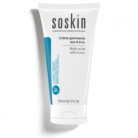 Скраб для тела с А.Н.А. кислотами Soskin-Paris Body Scrub With A.H.A., 150 мл