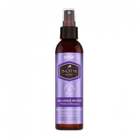Несмываемый спрей 5 в 1 с биотином Hask Biotin 5 In 1 Leave-In Conditioner, 175 мл. Несмываемый спрей 5 в 1 с биотином Hask Biotin 5 In 1 Leave-In Conditioner, 175 мл.