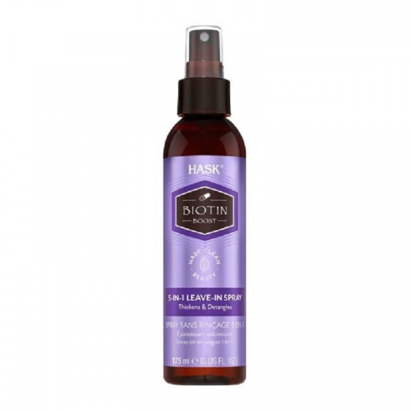 Несмываемый спрей 5 в 1 с биотином Hask Biotin 5 In 1 Leave-In Conditioner, 175 мл. Несмываемый спрей 5 в 1 с биотином Hask Biotin 5 In 1 Leave-In Conditioner, 175 мл.