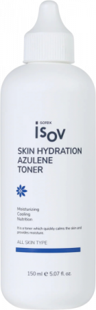 Увлажняющая тонер Isov Sorex Hydration Azulene Toner, 150 мл