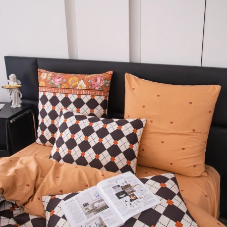 Комплект постельного белья Сатин 100% хлопок C588 ,VIVA - HOME TEXTILE