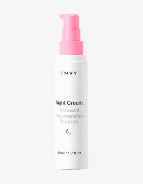 Ночной крем для нормальной и комбинированной кожи EMVY Night Cream Renewal Regeneration Nourish, 50 мл
