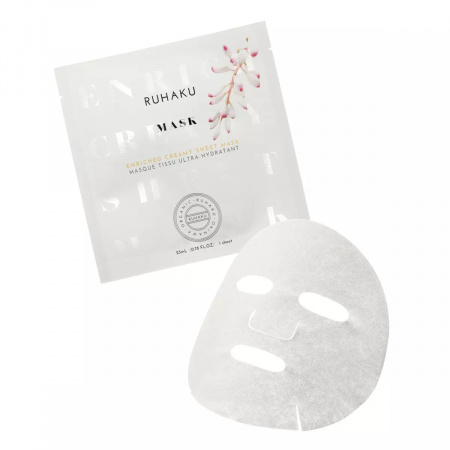 Тканевые питательные кремовые маски для лица Ruhaku Enriched Creamy Sheet Mask