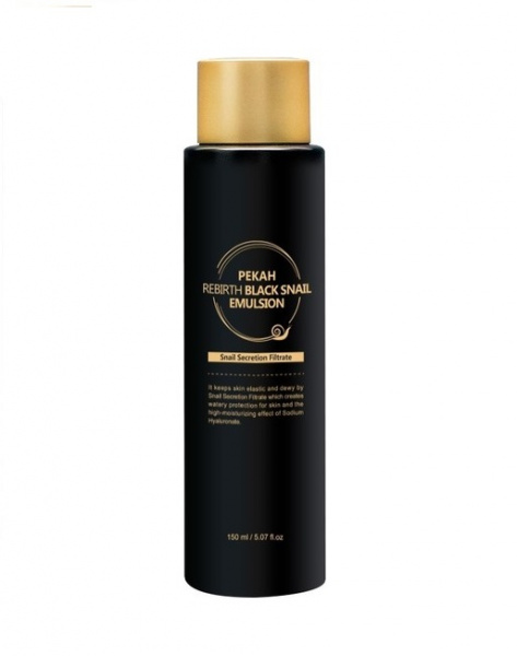 Эмульсия с муцином черной улитки Pekah Rebirth Black Snail Emulsion, 150 мл Эмульсия с муцином черной улитки Pekah Rebirth Black Snail Emulsion, 150 мл