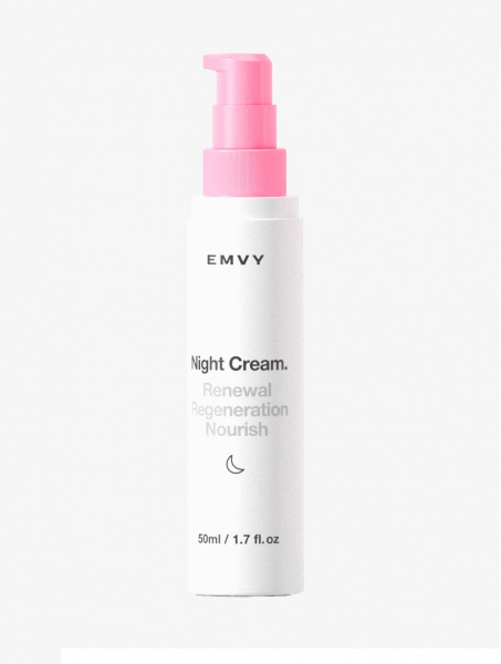 Ночной крем для сухой и чувствительной кожи EMVY Night Cream Renewal Regeneration Nourish, 50 мл