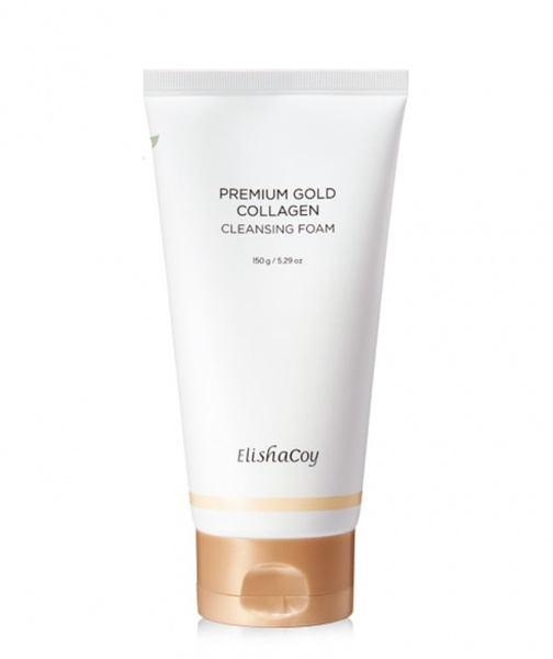 Очищающая пенка с коллагеном ElishaСoy Premium Gold Cleansing Foam