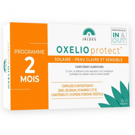 Окселио - капсулы для здорового и красивого загара Jaldes Laboratoire Oxelio