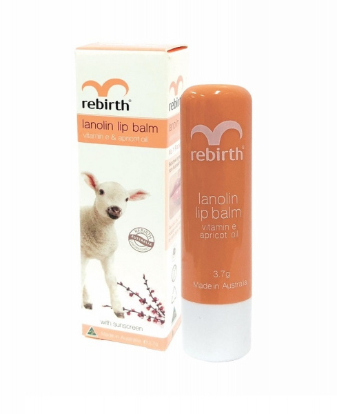 Бальзам для губ с ланолином Rebirth Lanolin Lip Balm, 3,7 гр Бальзам для губ с ланолином Rebirth Lanolin Lip Balm, 3,7 гр