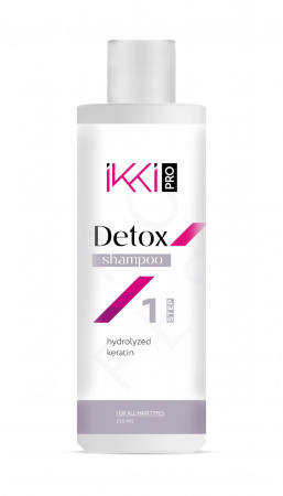 Шампунь глубокого очищения волос Detox shampoo STEP 1, IKKI PRO, 250 мл
