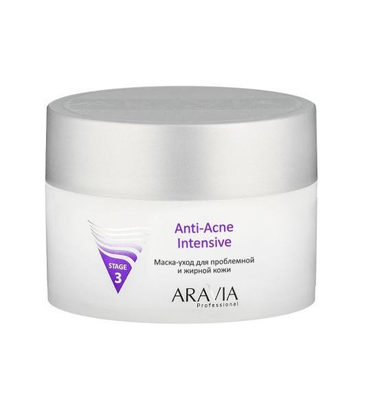 Маска-уход для проблемной и жирной кожи Aravia Anti-Acne Intensive, 150 мл
