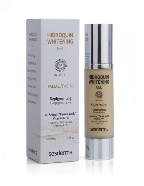 Депигментирующий гель Hidroquin Whitening Facial Gel, 50 мл Депигментирующий гель Hidroquin Whitening Facial Gel, 50 мл