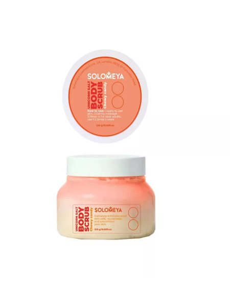 Солевой скраб для тела Мармелад Solomeya Unicorn salt body scrub Chewy candy, 320 гр