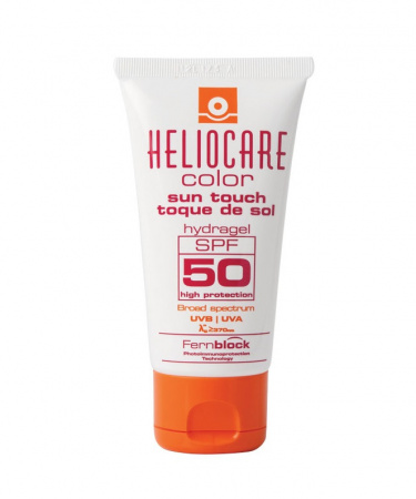 Тональный солнцезащитный гидрогель с SPF50 Light Cantabria Labs Heliocare Color Sun Touch Hydragel SPF50