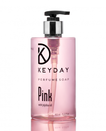 Мыло жидкое парфюмированнное KeyDay Pink, 450 мл