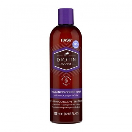 Уплотняющий кондиционер с биотином для тонких волос Hask Biotin Boost Thickening Conditioner, 355 мл.
