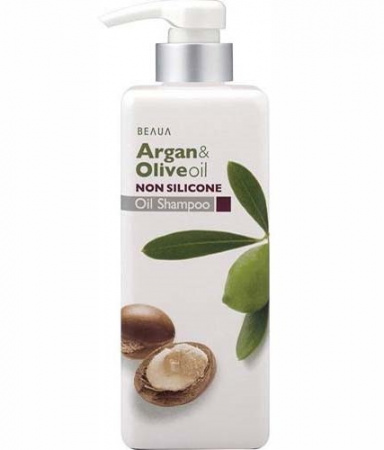 Шампунь увлажняющий с аргановым и оливковым маслами Kumano Cosmetics Beaua