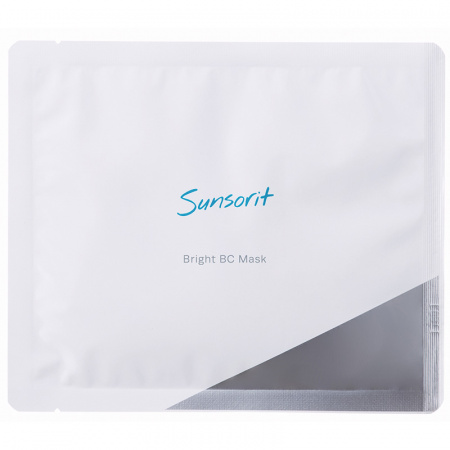 Маска, выравнивающая цвет кожи лица, на основе биоцеллюлозы Сансорит Sunsorit Bright BC Mask , 25 мл х 1 шт