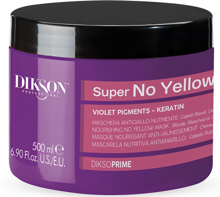 Питательная маска против желтизны для светлых, осветленных или седых волос Dikson Nourishing no yellow mask